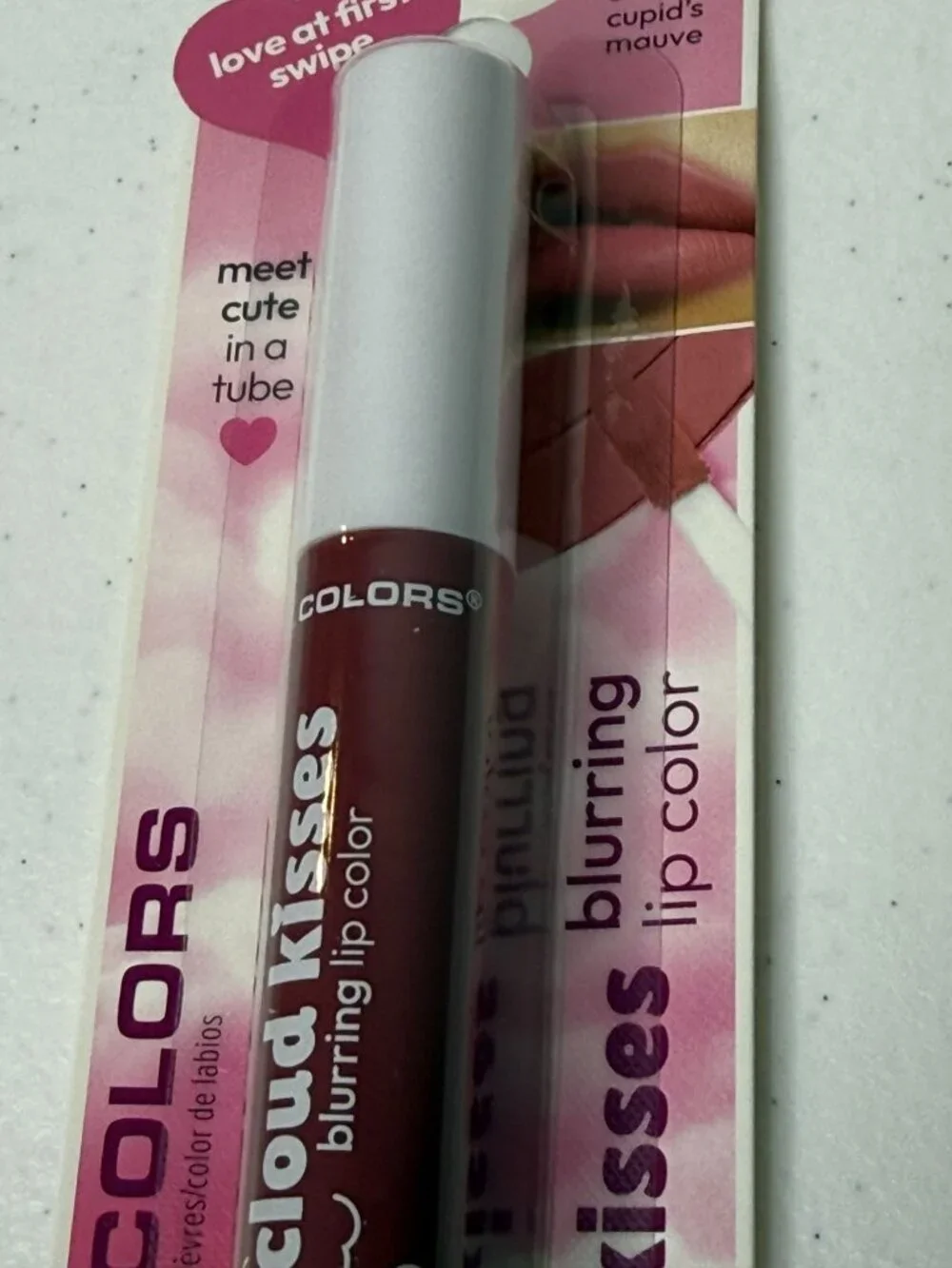 L.A. Colors Cloud Kisses Blurring Lip Color Cupids Mauve C69415 New